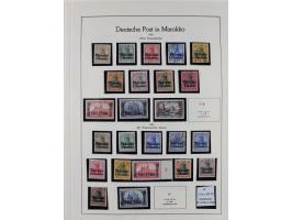 1849/1959, meist ungebrauchte und gestempelte Sammlung ab Altdeutschland mit Deutsches Reich, Deutsche Kolonien, Nebengebiete