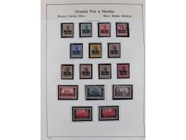 1849/1959, meist ungebrauchte und gestempelte Sammlung ab Altdeutschland mit Deutsches Reich, Deutsche Kolonien, Nebengebiete