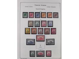 1849/1959, meist ungebrauchte und gestempelte Sammlung ab Altdeutschland mit Deutsches Reich, Deutsche Kolonien, Nebengebiete