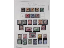 1849/1959, meist ungebrauchte und gestempelte Sammlung ab Altdeutschland mit Deutsches Reich, Deutsche Kolonien, Nebengebiete