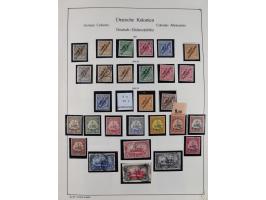 1849/1959, meist ungebrauchte und gestempelte Sammlung ab Altdeutschland mit Deutsches Reich, Deutsche Kolonien, Nebengebiete