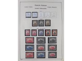 1849/1959, meist ungebrauchte und gestempelte Sammlung ab Altdeutschland mit Deutsches Reich, Deutsche Kolonien, Nebengebiete
