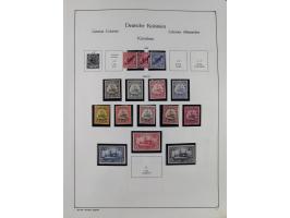 1849/1959, meist ungebrauchte und gestempelte Sammlung ab Altdeutschland mit Deutsches Reich, Deutsche Kolonien, Nebengebiete