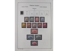 1849/1959, meist ungebrauchte und gestempelte Sammlung ab Altdeutschland mit Deutsches Reich, Deutsche Kolonien, Nebengebiete