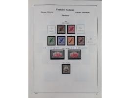 1849/1959, meist ungebrauchte und gestempelte Sammlung ab Altdeutschland mit Deutsches Reich, Deutsche Kolonien, Nebengebiete