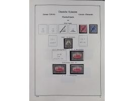 1849/1959, meist ungebrauchte und gestempelte Sammlung ab Altdeutschland mit Deutsches Reich, Deutsche Kolonien, Nebengebiete