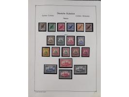 1849/1959, meist ungebrauchte und gestempelte Sammlung ab Altdeutschland mit Deutsches Reich, Deutsche Kolonien, Nebengebiete