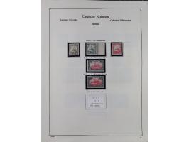1849/1959, meist ungebrauchte und gestempelte Sammlung ab Altdeutschland mit Deutsches Reich, Deutsche Kolonien, Nebengebiete