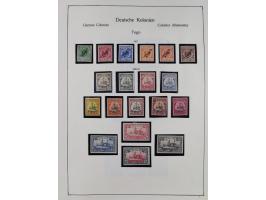 1849/1959, meist ungebrauchte und gestempelte Sammlung ab Altdeutschland mit Deutsches Reich, Deutsche Kolonien, Nebengebiete