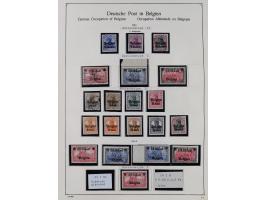 1849/1959, meist ungebrauchte und gestempelte Sammlung ab Altdeutschland mit Deutsches Reich, Deutsche Kolonien, Nebengebiete