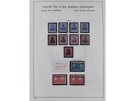 1849/1959, meist ungebrauchte und gestempelte Sammlung ab Altdeutschland mit Deutsches Reich, Deutsche Kolonien, Nebengebiete