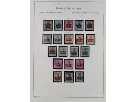 1849/1959, meist ungebrauchte und gestempelte Sammlung ab Altdeutschland mit Deutsches Reich, Deutsche Kolonien, Nebengebiete