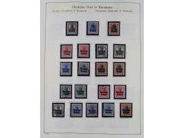 1849/1959, meist ungebrauchte und gestempelte Sammlung ab Altdeutschland mit Deutsches Reich, Deutsche Kolonien, Nebengebiete