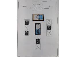 ZUSAMMENDRUCKE: 1913/68, anfangs meist ungebrauchte und gestempelte, später postfrische Sammlung Zusammendrucke ab Germania u