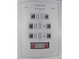 ZUSAMMENDRUCKE: 1913/68, anfangs meist ungebrauchte und gestempelte, später postfrische Sammlung Zusammendrucke ab Germania u