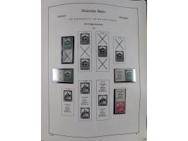 ZUSAMMENDRUCKE: 1913/68, anfangs meist ungebrauchte und gestempelte, später postfrische Sammlung Zusammendrucke ab Germania u