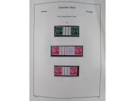 ZUSAMMENDRUCKE: 1913/68, anfangs meist ungebrauchte und gestempelte, später postfrische Sammlung Zusammendrucke ab Germania u