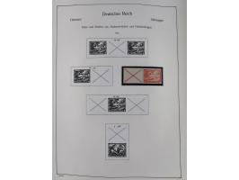 ZUSAMMENDRUCKE: 1913/68, anfangs meist ungebrauchte und gestempelte, später postfrische Sammlung Zusammendrucke ab Germania u