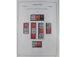 ZUSAMMENDRUCKE: 1913/68, anfangs meist ungebrauchte und gestempelte, später postfrische Sammlung Zusammendrucke ab Germania u