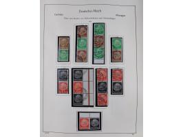 ZUSAMMENDRUCKE: 1913/68, anfangs meist ungebrauchte und gestempelte, später postfrische Sammlung Zusammendrucke ab Germania u