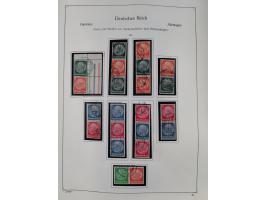 ZUSAMMENDRUCKE: 1913/68, anfangs meist ungebrauchte und gestempelte, später postfrische Sammlung Zusammendrucke ab Germania u