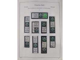 ZUSAMMENDRUCKE: 1913/68, anfangs meist ungebrauchte und gestempelte, später postfrische Sammlung Zusammendrucke ab Germania u