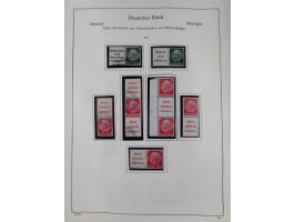 ZUSAMMENDRUCKE: 1913/68, anfangs meist ungebrauchte und gestempelte, später postfrische Sammlung Zusammendrucke ab Germania u