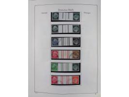 ZUSAMMENDRUCKE: 1913/68, anfangs meist ungebrauchte und gestempelte, später postfrische Sammlung Zusammendrucke ab Germania u