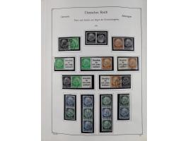 ZUSAMMENDRUCKE: 1913/68, anfangs meist ungebrauchte und gestempelte, später postfrische Sammlung Zusammendrucke ab Germania u
