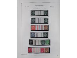 ZUSAMMENDRUCKE: 1913/68, anfangs meist ungebrauchte und gestempelte, später postfrische Sammlung Zusammendrucke ab Germania u