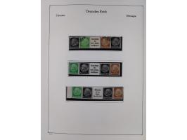 ZUSAMMENDRUCKE: 1913/68, anfangs meist ungebrauchte und gestempelte, später postfrische Sammlung Zusammendrucke ab Germania u