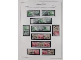 ZUSAMMENDRUCKE: 1913/68, anfangs meist ungebrauchte und gestempelte, später postfrische Sammlung Zusammendrucke ab Germania u
