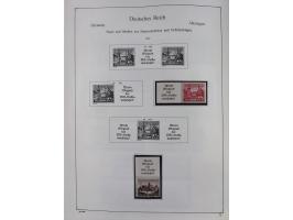 ZUSAMMENDRUCKE: 1913/68, anfangs meist ungebrauchte und gestempelte, später postfrische Sammlung Zusammendrucke ab Germania u