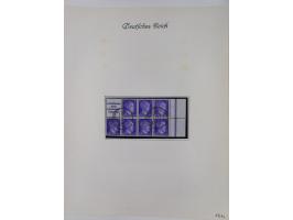 ZUSAMMENDRUCKE: 1913/68, anfangs meist ungebrauchte und gestempelte, später postfrische Sammlung Zusammendrucke ab Germania u