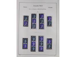 ZUSAMMENDRUCKE: 1913/68, anfangs meist ungebrauchte und gestempelte, später postfrische Sammlung Zusammendrucke ab Germania u