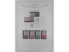 ZUSAMMENDRUCKE: 1913/68, anfangs meist ungebrauchte und gestempelte, später postfrische Sammlung Zusammendrucke ab Germania u