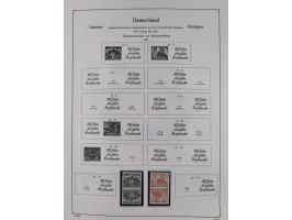 ZUSAMMENDRUCKE: 1913/68, anfangs meist ungebrauchte und gestempelte, später postfrische Sammlung Zusammendrucke ab Germania u