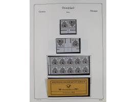 ZUSAMMENDRUCKE: 1913/68, anfangs meist ungebrauchte und gestempelte, später postfrische Sammlung Zusammendrucke ab Germania u