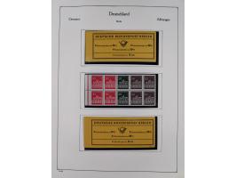 ZUSAMMENDRUCKE: 1913/68, anfangs meist ungebrauchte und gestempelte, später postfrische Sammlung Zusammendrucke ab Germania u