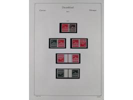 ZUSAMMENDRUCKE: 1913/68, anfangs meist ungebrauchte und gestempelte, später postfrische Sammlung Zusammendrucke ab Germania u