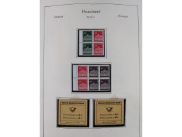 ZUSAMMENDRUCKE: 1913/68, anfangs meist ungebrauchte und gestempelte, später postfrische Sammlung Zusammendrucke ab Germania u