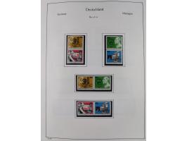 ZUSAMMENDRUCKE: 1913/68, anfangs meist ungebrauchte und gestempelte, später postfrische Sammlung Zusammendrucke ab Germania u