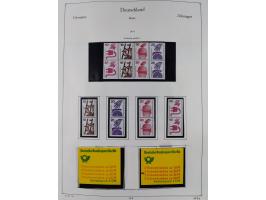 ZUSAMMENDRUCKE: 1913/68, anfangs meist ungebrauchte und gestempelte, später postfrische Sammlung Zusammendrucke ab Germania u