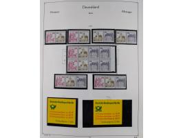 ZUSAMMENDRUCKE: 1913/68, anfangs meist ungebrauchte und gestempelte, später postfrische Sammlung Zusammendrucke ab Germania u