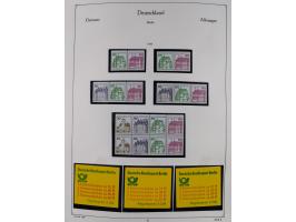 ZUSAMMENDRUCKE: 1913/68, anfangs meist ungebrauchte und gestempelte, später postfrische Sammlung Zusammendrucke ab Germania u