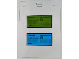 ZUSAMMENDRUCKE: 1913/68, anfangs meist ungebrauchte und gestempelte, später postfrische Sammlung Zusammendrucke ab Germania u