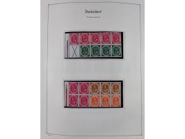 ZUSAMMENDRUCKE: 1913/68, anfangs meist ungebrauchte und gestempelte, später postfrische Sammlung Zusammendrucke ab Germania u