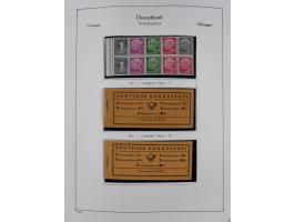 ZUSAMMENDRUCKE: 1913/68, anfangs meist ungebrauchte und gestempelte, später postfrische Sammlung Zusammendrucke ab Germania u