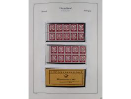 ZUSAMMENDRUCKE: 1913/68, anfangs meist ungebrauchte und gestempelte, später postfrische Sammlung Zusammendrucke ab Germania u