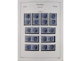 ZUSAMMENDRUCKE: 1913/68, anfangs meist ungebrauchte und gestempelte, später postfrische Sammlung Zusammendrucke ab Germania u